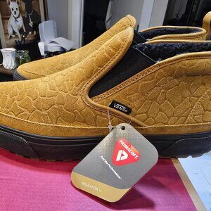 Vans Giraffe Mid Slip MTE-1 Shoes Brown / Black Mens Size 12 NEW VN0A5KQSY49